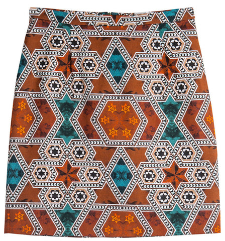 Hazel Skirt - Dark Geo