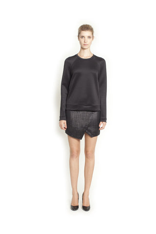 Alice Skirt - Black Glitter