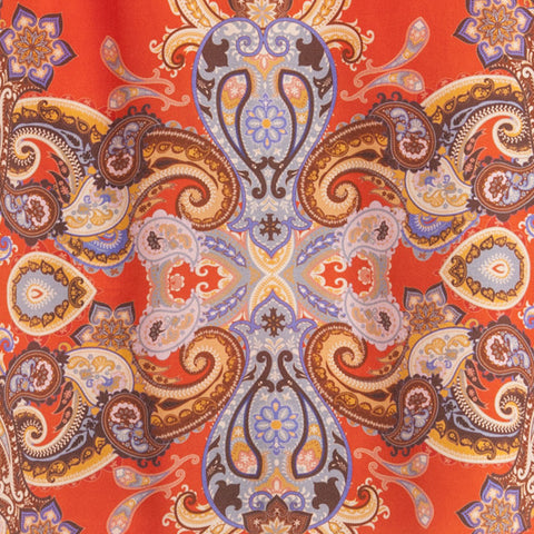 Tallulah Scarf - Red Paisley