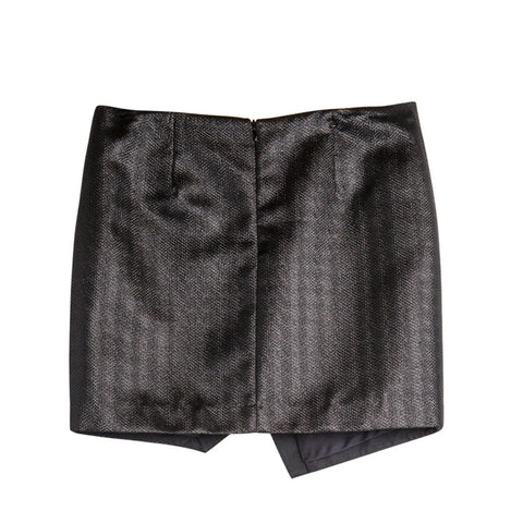 Alice Skirt - Black Glitter