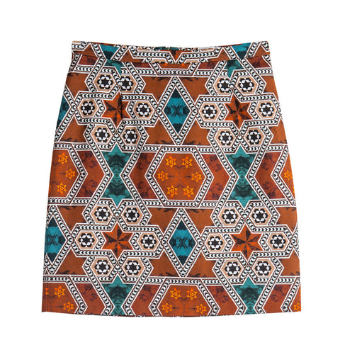 Hazel Skirt - Dark Geo