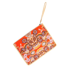 Naomi Clutch - Red Paisley