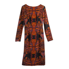 Sabina Dress - Dark Paisley