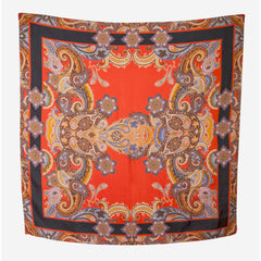 Tallulah Scarf - Red Paisley